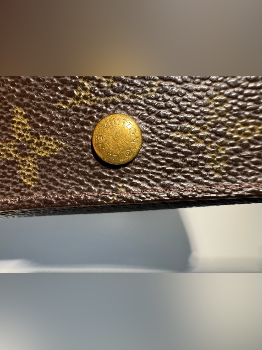 Louis Vuitton Brown Monogram Compact Wallet - Picture 3 of 15